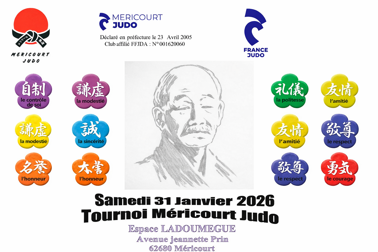 JUDO ROUVROY COMPETITION 2026 BENJAMIN 2026 62320 IPPON